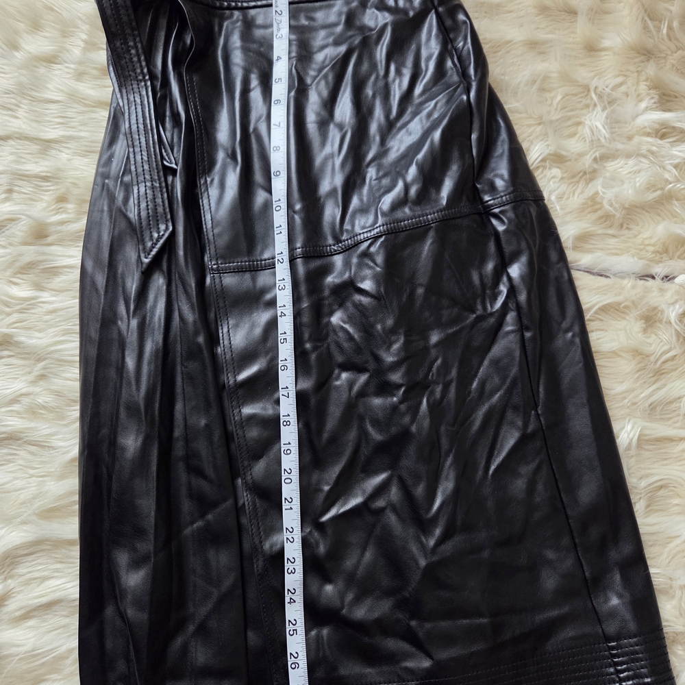 Simkai Vegan Leathe Black Size 0 - Picture 6 of 11